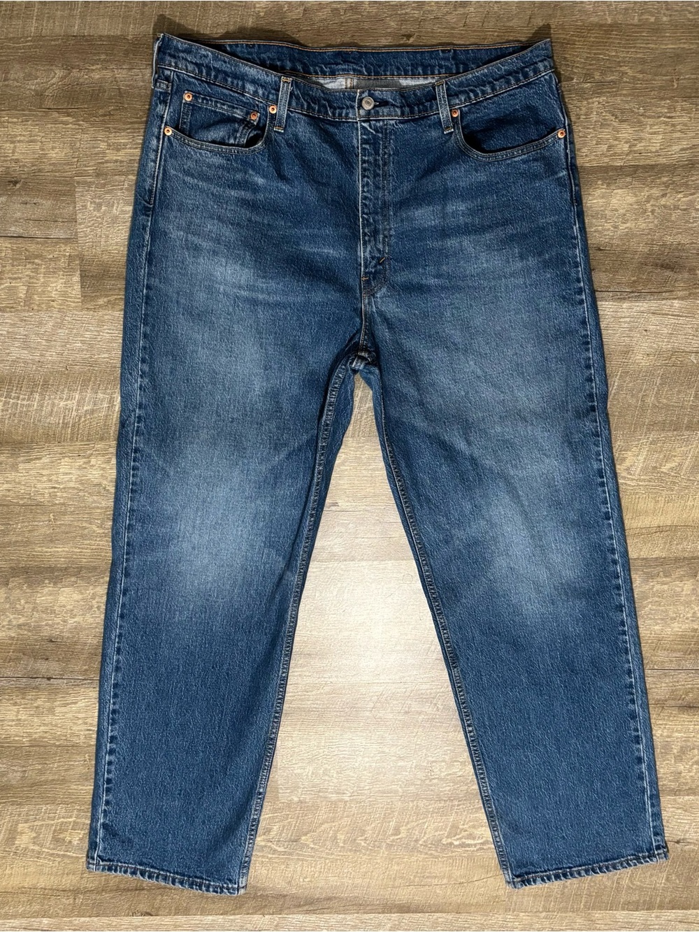 Levi's Relaxed Fit Jeans in Dark Blue Wash